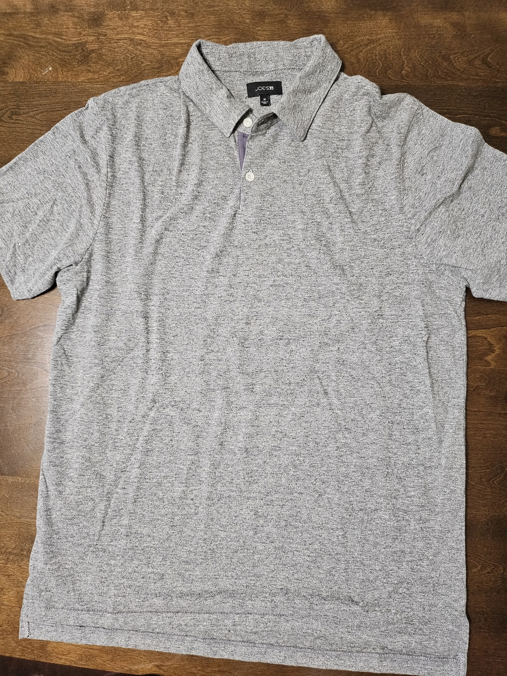 Joe's Jeans Men's Gray Heather Polo Shirt Medium